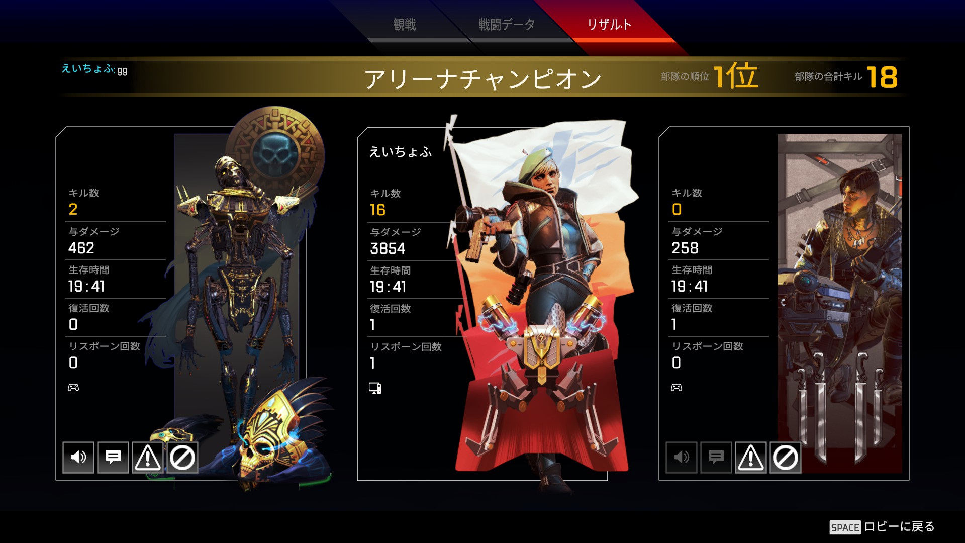 Apex 最高キル ダメージを出せました げみろぐ Apex 最高キル ダメージを出せました げみろぐ